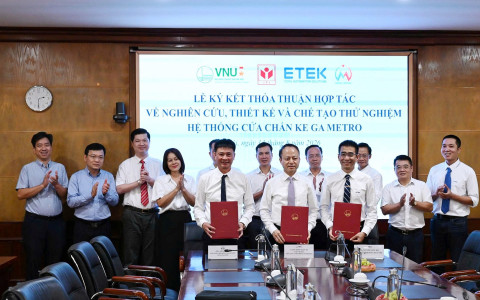 ETEK, ĐHQGHN VÀ HANOI METRO HỢP TÁC NGHIÊN CỨU, PHÁT TRIỂN CÔNG NGHỆ PHỤC VỤ ĐƯỜNG SẮT ĐÔ THỊ 
